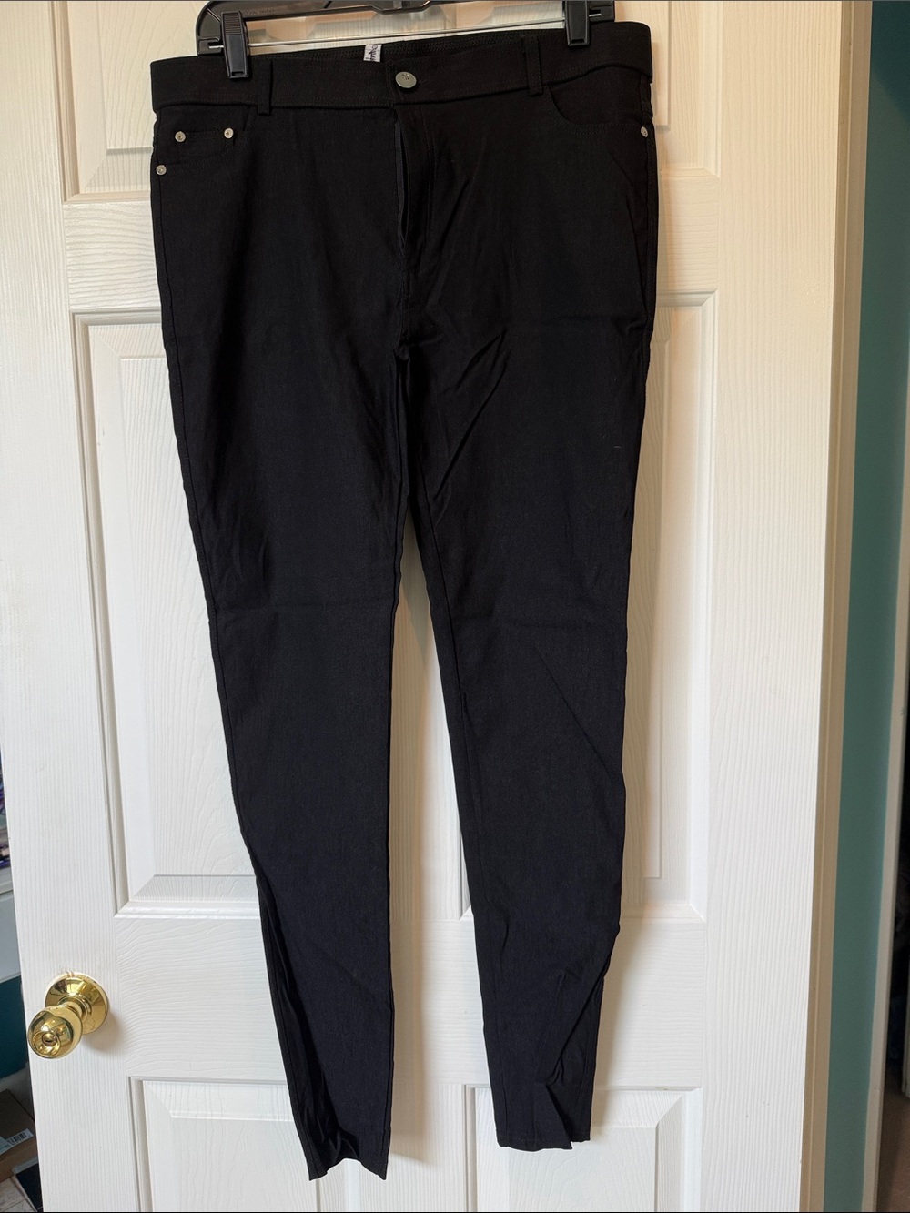 Bella Berry Black Slim Stretch Pants